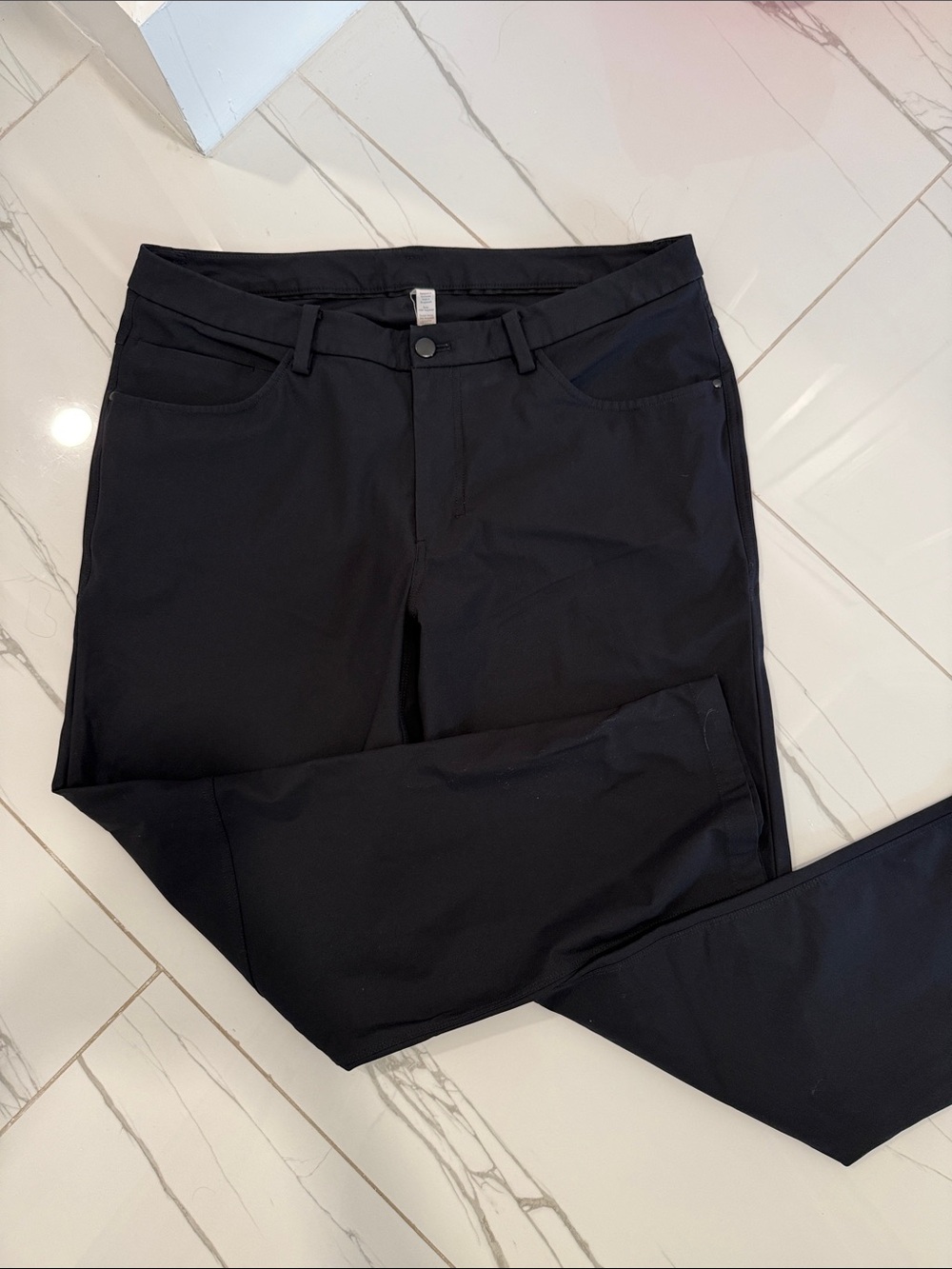 lululemon athletica Men's Black Slim Stretch Pants ABC pants